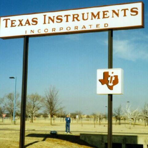Sign at Texas Instruments' Lubbock Facility